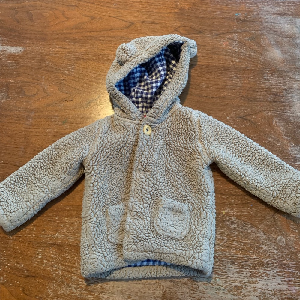 Baby Mini Boden Bear Jacket 6-12 months